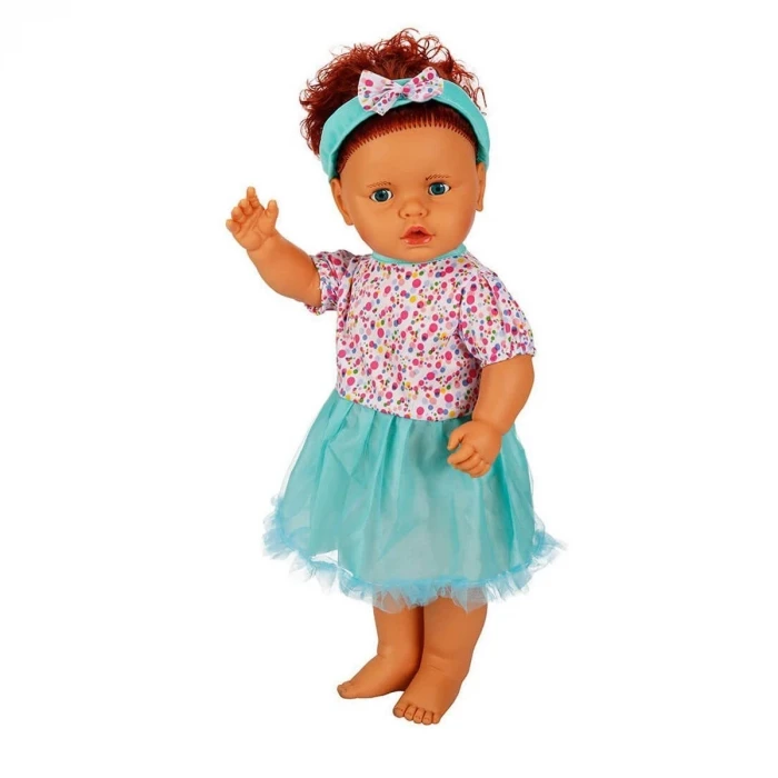 ieg™ 1060011 Lila Sesli Saçlı Et Bebek 60 cm