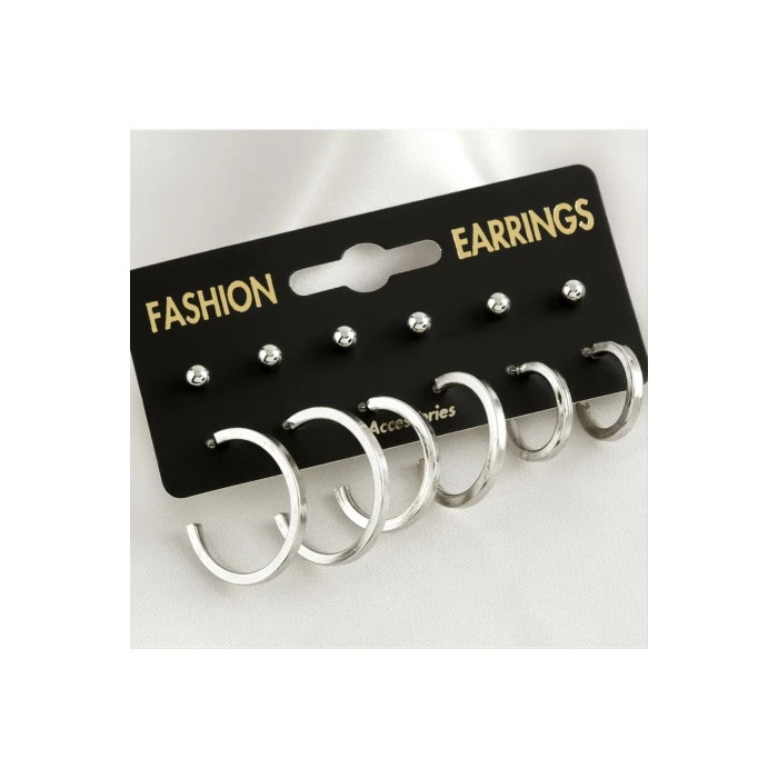 ieg™ 12 Adet Ezme Halka Küpe