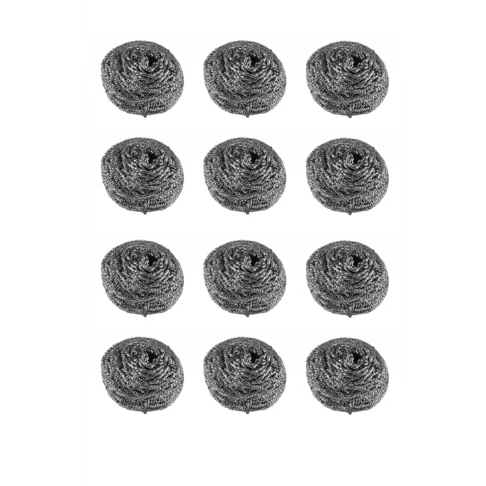 ieg™ 12 Adet Paslanmaz Bulaşık Teli Endüstriyel Boy 10 gr