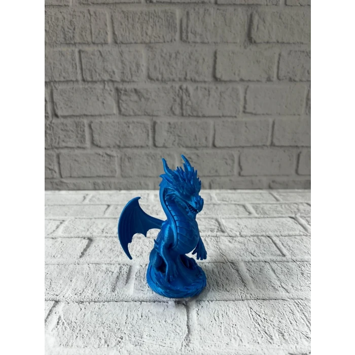 ieg™ 12 cm Mavi Ejderha Figürü Koleksiyonluk Dekoratif Biblo