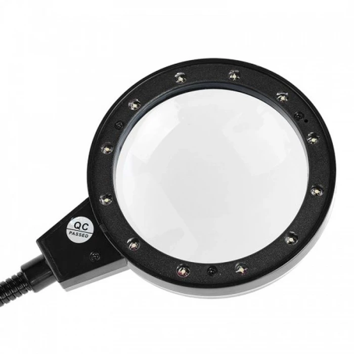 ieg™ 12 Led Clipslı Işıklı Büyüteç Işıklı Masa Lambası Çalışma Lambası