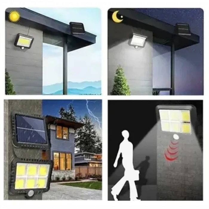 ieg™ 120 COB LED Solar Panelli 3 Modlu Duvar Lambası