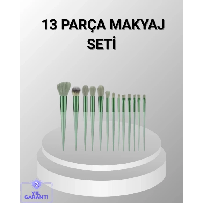 ieg™ 13 Parça Makyaj Fırça Seti – Ergonomik, Dökülme Yapmayan, Taşınabilir