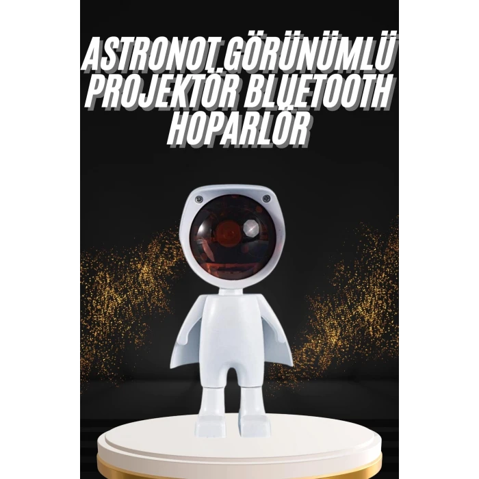 ieg™ 180 Derece Dönebilen Astronot Masa Ve Gece Lambası Projektör