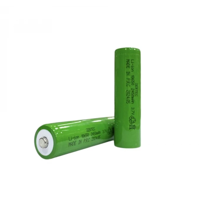ieg™ 18650 3.7V 2450 Mah 1C Li-ion Şarjlı Pil Başlı