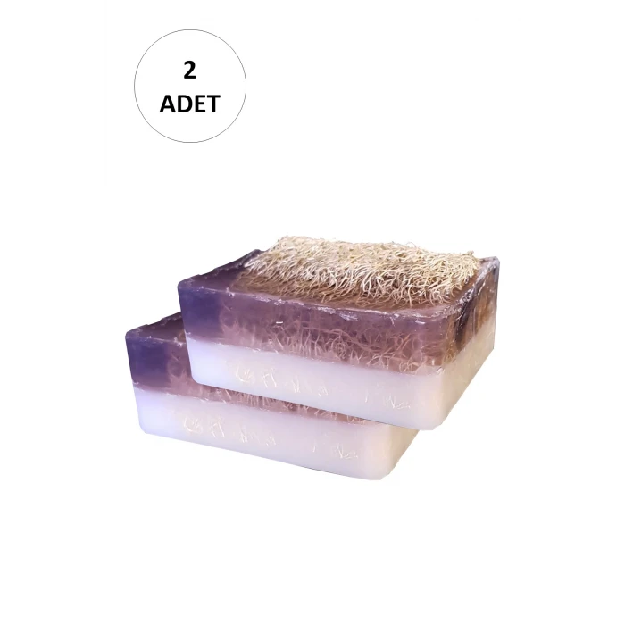 ieg™ 2 Adet Doğal Kabak Lifli Lavanta Sabunu
