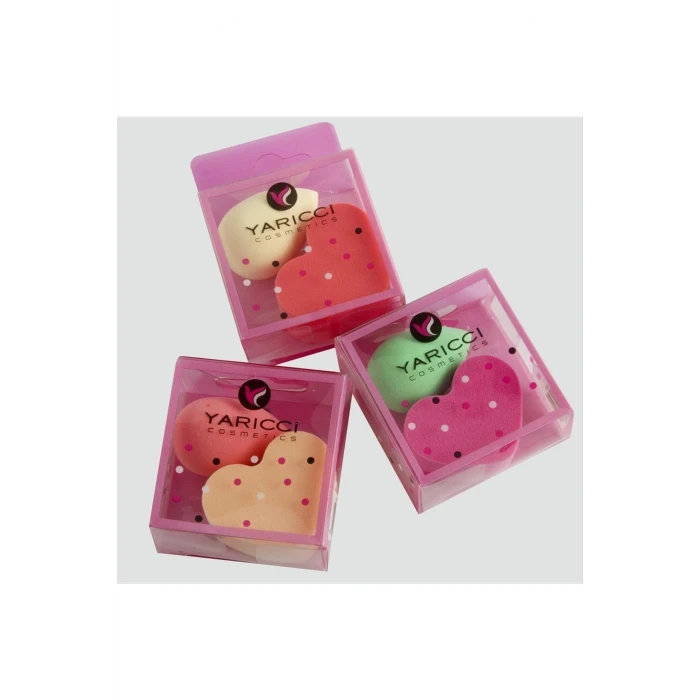 ieg™ 2 Adet Kalp Makyaj Süngeri Minik