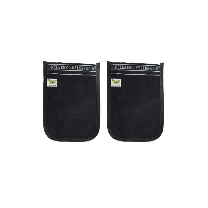ieg™ 2 Adet Osmanlı Kalın Siyah Banyo Hamam Kesesi 25x17 Cm