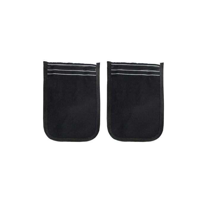 ieg™ 2 Adet Osmanlı Kalın Siyah Banyo Hamam Kesesi 25x17 Cm