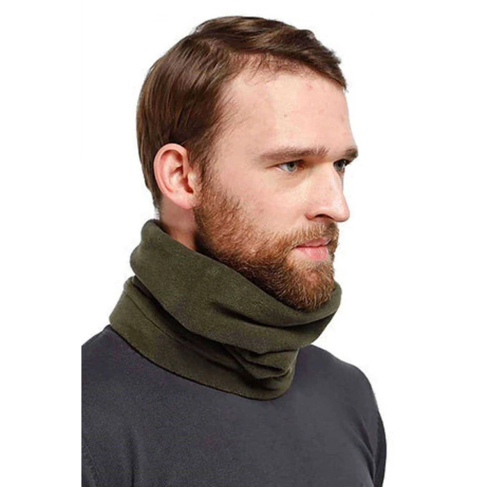 İEG 2 Adet Polar İpli Bere ve Boyunluk Lacivert Yeşil