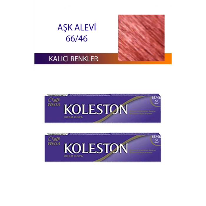 ieg™ 2 Adet Single Tüp Boya Saç Boyası Aşk Alevı 66/46
