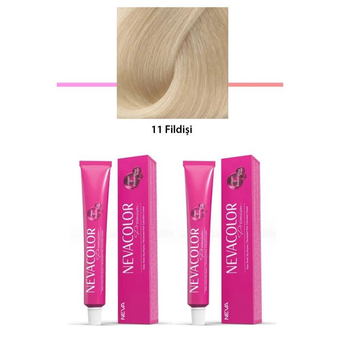 İEG 2 li Set Premium 11 Fildişi - Kalıcı Krem Saç Boyası 2 X 50 g Tüp
