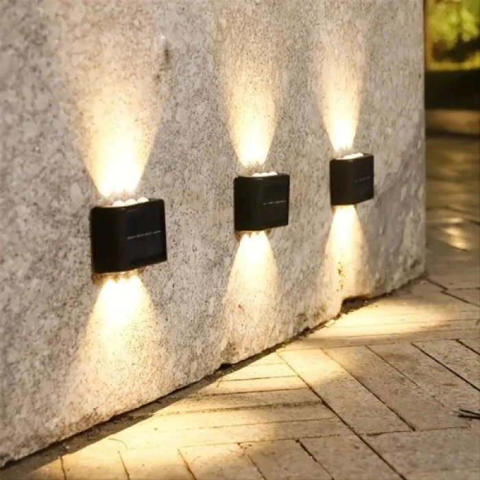 ieg™ 2li Solar Duvar Aydınlatması (6 LED, Gün Işığı)