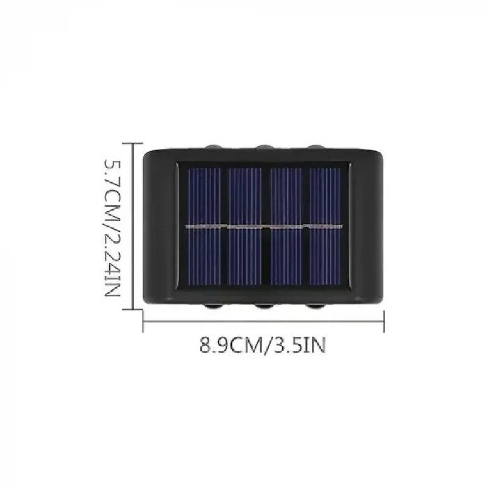 ieg™ 2li Solar Duvar Aydınlatması (6 LED, Gün Işığı)