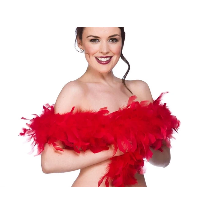 ieg™ 2 Metre Boa Tüy Otriş - Kırmızı