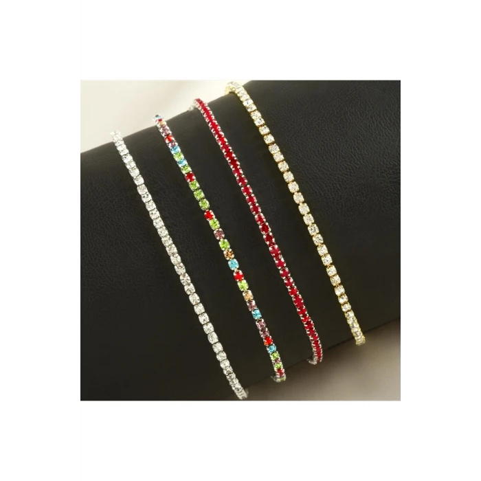 ieg™ 2 mm Minik Şerit Taşlı Suyolu Bileklik