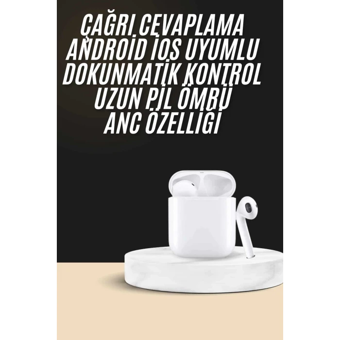 ieg™ 2. Nesil Bluetooth Android ve İOS Uyumlu Kablosuz Kulaklık Çağrı Cevaplama