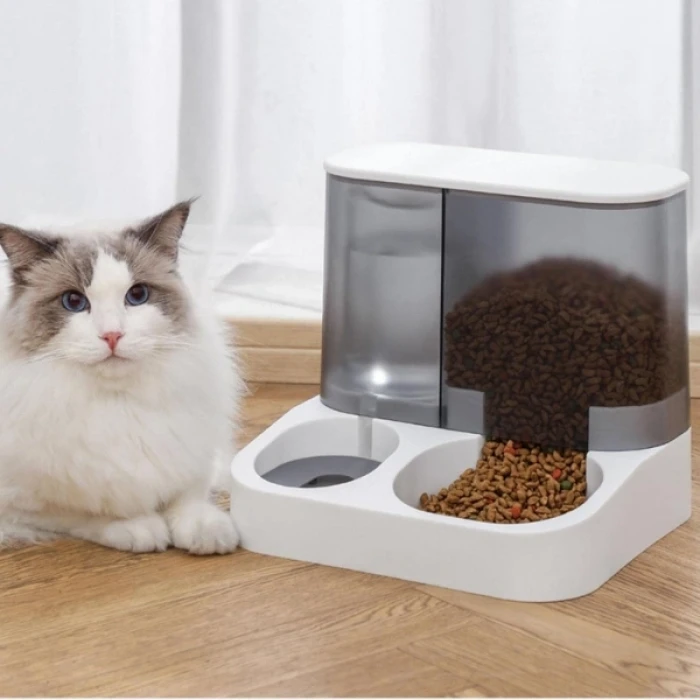 ieg™ 2si 1 Arada Otomatik Kedi Mama ve Su Kabı