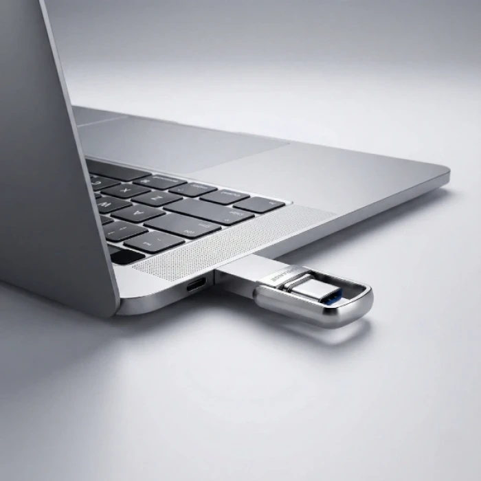 ieg™ 2si 1 Arada USB 3.2 Type-C Ve USB 64GB Metal Flash Disk