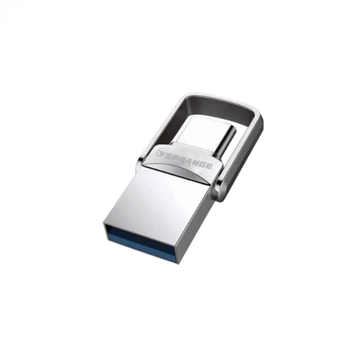 ieg™ 2si 1 Arada USB 3.2 TypeC Ve USB 64GB Metal Flash Disk