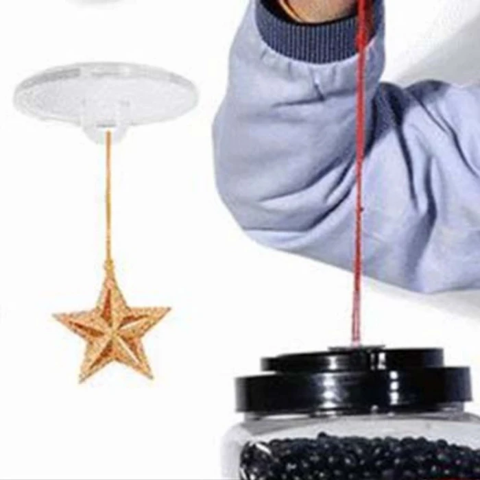 ieg™  20 Adet Şeffaf Yuvarlak 3 Cm Çaplı Güçlü Disk Yapışkanlar