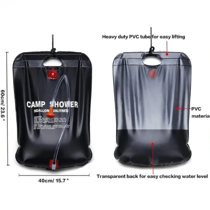 ieg™ 20 Litre Solar Isıtıcılı Kamp Duş Torbası