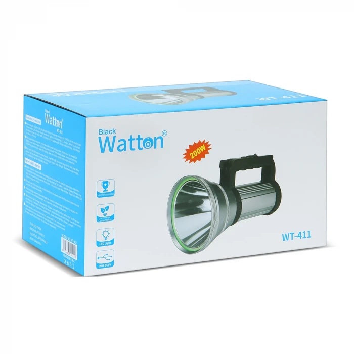 ieg™ 200W Güçlü Şarjlı El Feneri Projektör WT-411