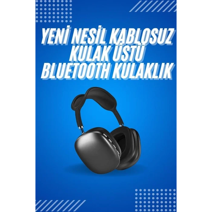 ieg™ 2025 Model Kulak Üstü Kablosuz Bluetooth Kulaklık Gürültü Azalta Uzun Pil