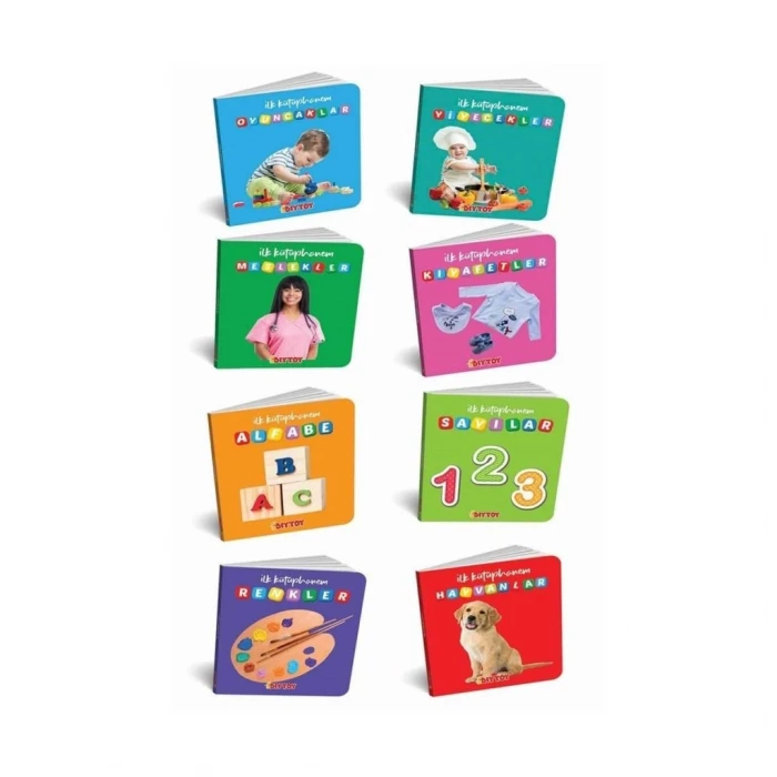 ieg™ 2090 İlk Kütüphanem-İlk Sözcükler 8Li NessiWorld Kitap Seti