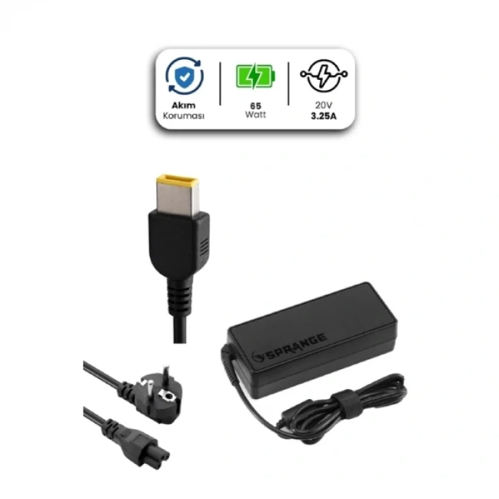 ieg™ 20V 3.25A USB Pin 65 Watt For LENOVO Laptop Adaptör