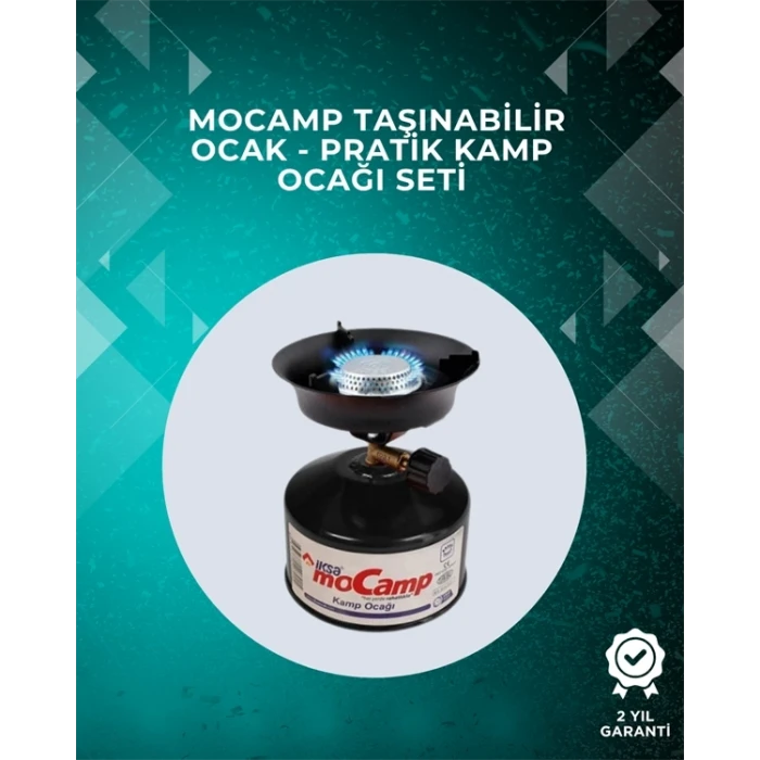 ieg™ 220 gr Gaz Tüpüyle 4 Saat Yanabilen Verimli Kamp Ocağı