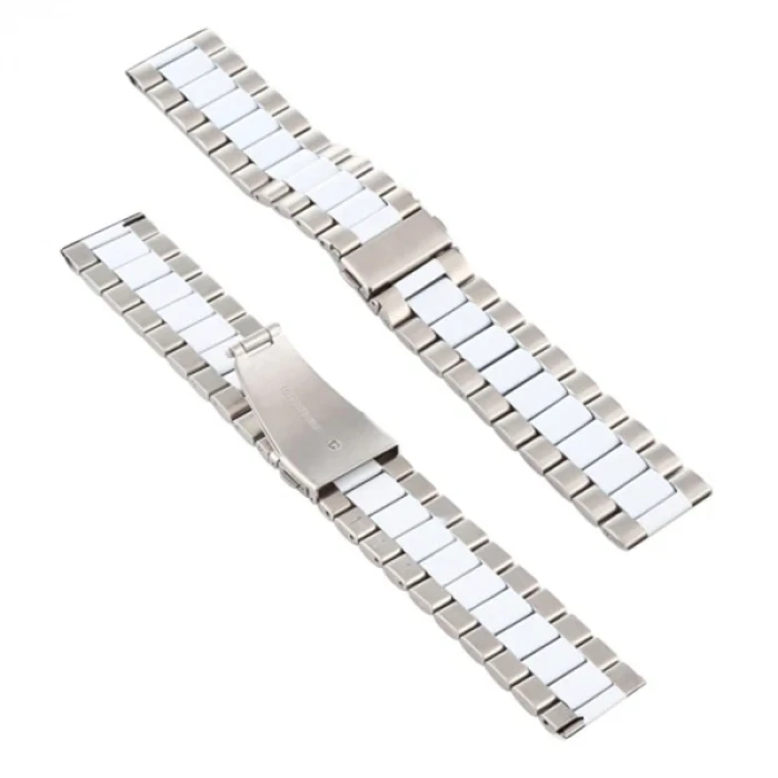 ieg™ 22mm Gear S3 Watch 4 -gt2 Gt2e 46mm Kayışkordon Seramik Paslanmaz Çelik
