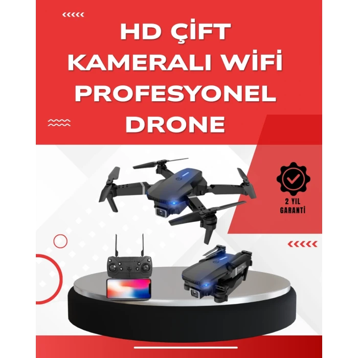 ieg™ 2.4G 4CH Katlanabilir Drone 100 Metre Uçuş Mesafeli