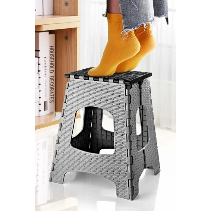 ieg™ 28 Cm Dayanıklı Katlanabilir Tabure - Kamp Piknik  Metrobüs Otobüs Balıkçı Tabure