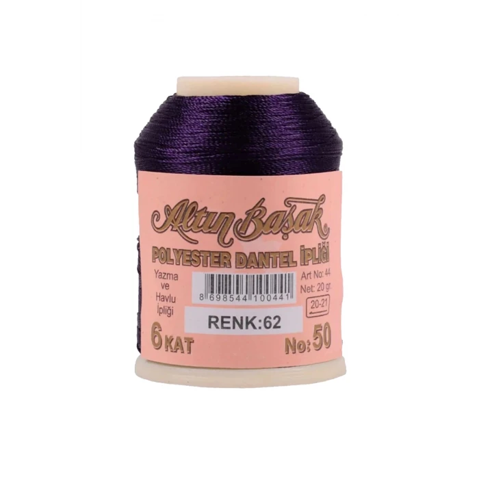 ieg™ 3 Adet Altınbaşak Oya ve Dantel İpi 20 gr -  - No: 062