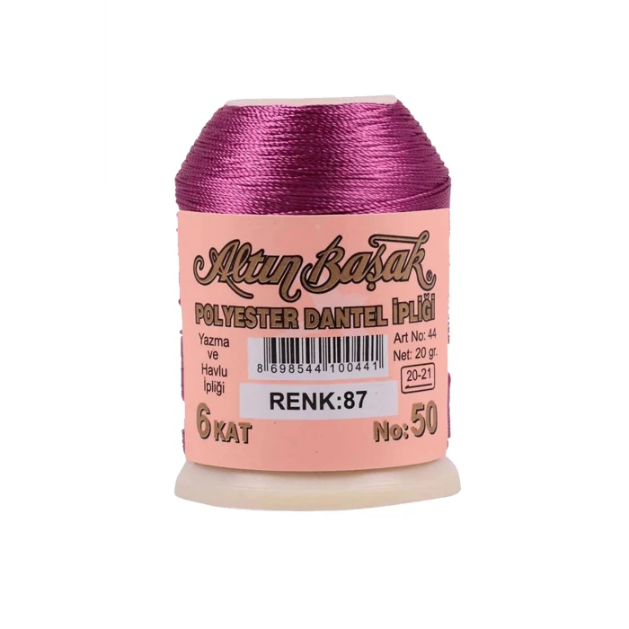 ieg™ 3 Adet Altınbaşak Oya ve Dantel İpi 20 gr -  - No: 087