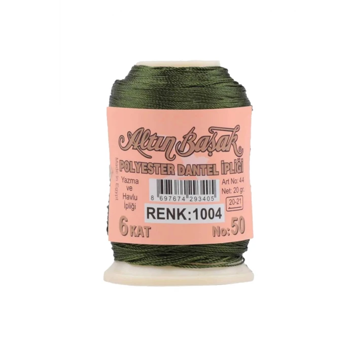 İEG 3 Adet Altınbaşak Oya ve Dantel İpi 20 gr -  - No: 1004