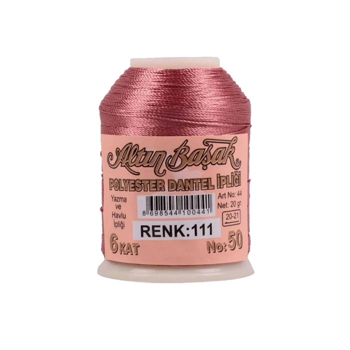 ieg™ 3 Adet Altınbaşak Oya ve Dantel İpi 20 gr -  - No: 111