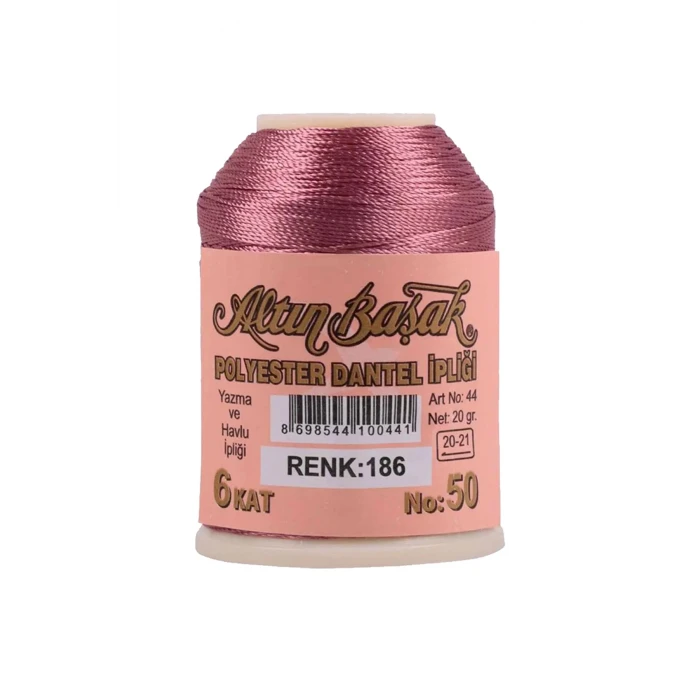 ieg™ 3 Adet Altınbaşak Oya ve Dantel İpi 20 gr -  - No: 186