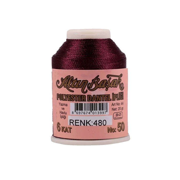 ieg™ 3 Adet Altınbaşak Oya ve Dantel İpi 20 gr -  - No: 480