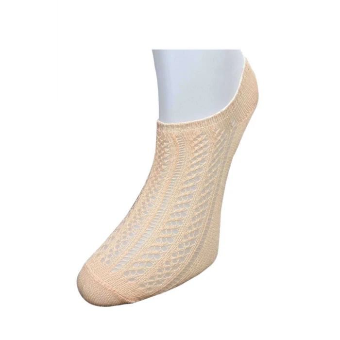 ieg™ 3 Adet Kadın Sneaker Dantelli File Pamuklu Yumuşak Çorap