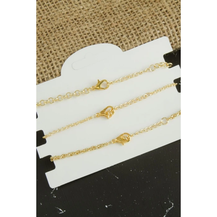 ieg™ 3 Adet Papatya Trend Zincir Bileklik