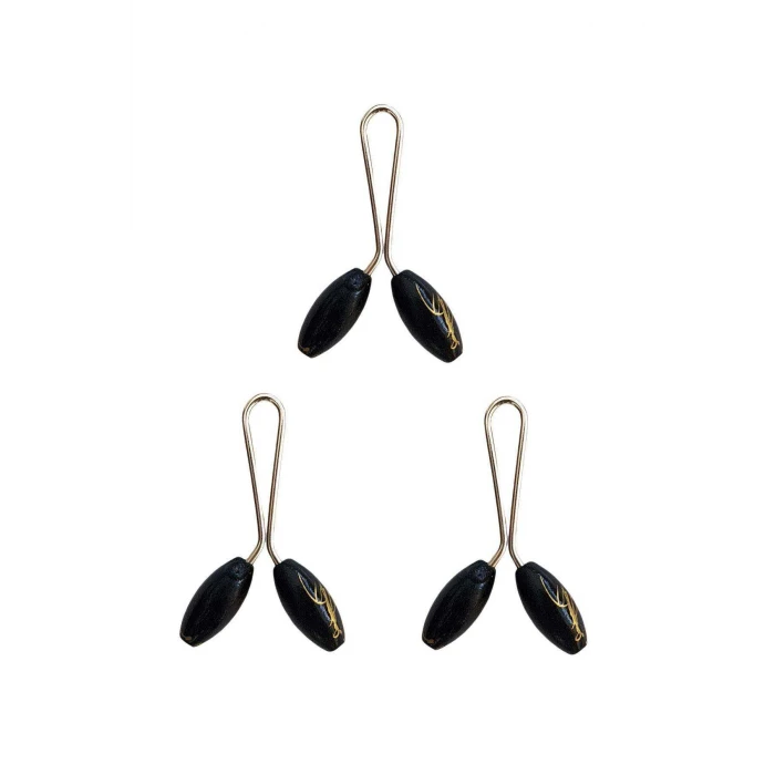 ieg™ 3 Adet Tesettür Eşarp ve Şal Klipsi Siyah