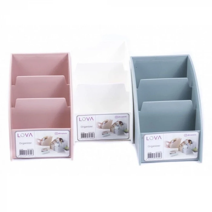 ieg™ 3 Bölmeli Çok Amaçlı Masaüstü Organizer (3 Adet )