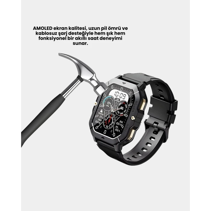 ieg™ 3 Kordonlu Akıllı Saat Uzun Pil Süreli