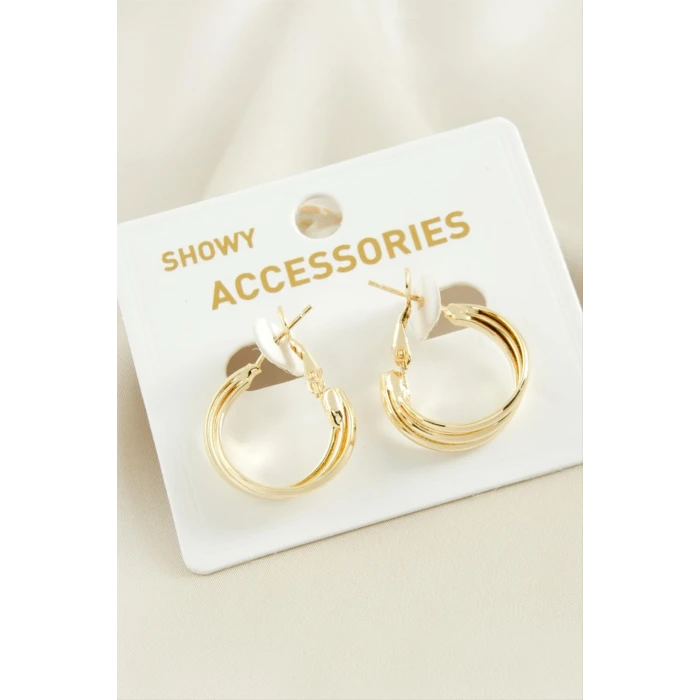 ieg™ 3 Sıra Trend Halka Küpe