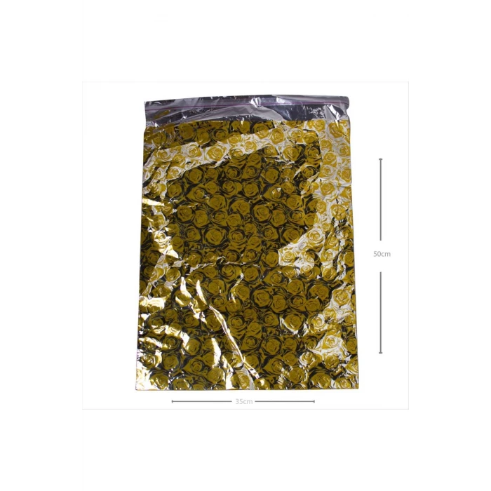 ieg™ 35*50 Metalize Hediye Poşet Paketi 100lü