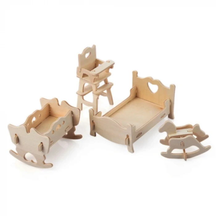 ieg™ 3D Ahşap Puzzle - Çocuk Odası