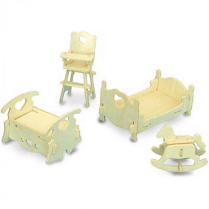 ieg™ 3D Ahşap Puzzle - Çocuk Odası