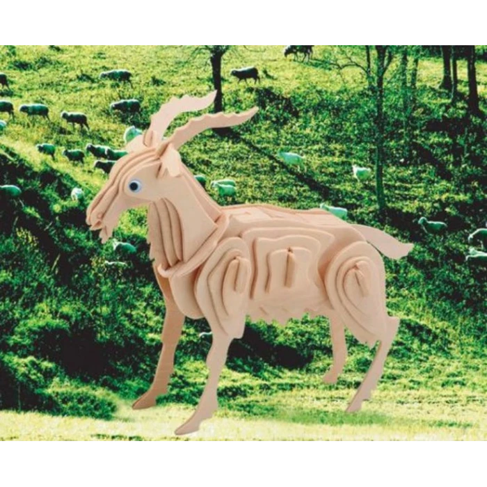 ieg™ 3D Ahşap Puzzle - Keçi